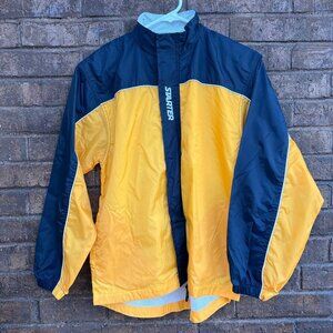 Vintage Starter Jacket Yellow & Navy Sz Youth Large 14/16